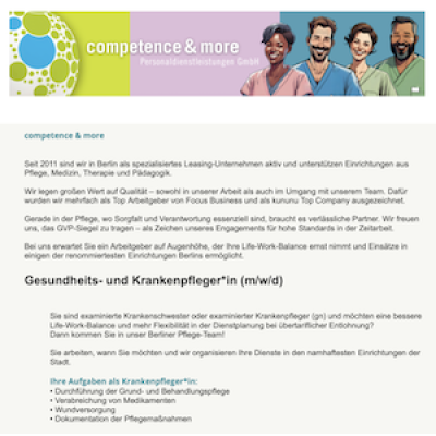 Gesundheits- und Krankenpfleger*in (m/w/d)