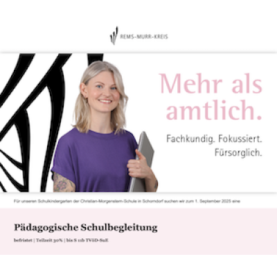 Pädagogische Schulbegleitung