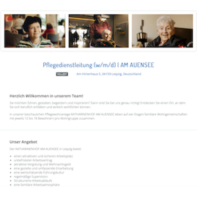 Pflegedienstleitung (w/m/d) | AM AUENSEE