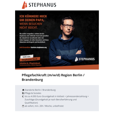 Pflegefachkraft (m/w/d) Region Berlin / Brandenburg