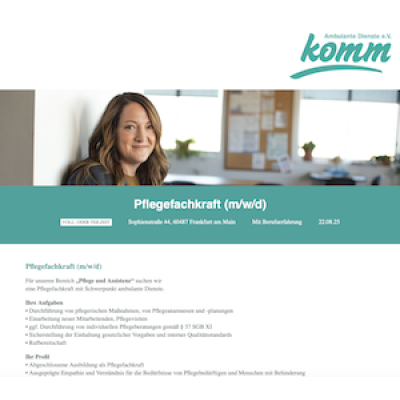 Pflegefachkraft (m/w/d)