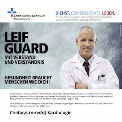 Chefarzt (m/w/d) Kardiologie