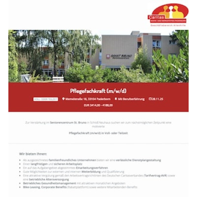 Pflegefachkraft (m/w/d)